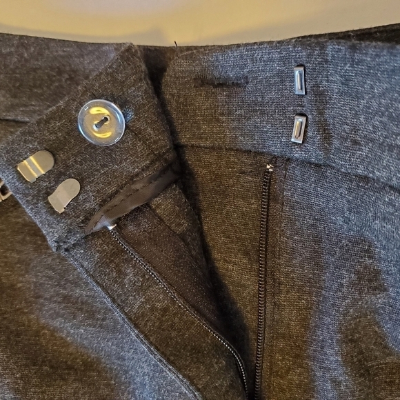 Adrianna Papell Charcoal Gray Knit Pant Sz 8 - Picture 13 of 13
